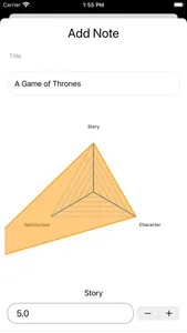 Radar Chart Note screenshot 4