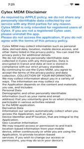 Cytex MDM screenshot 2