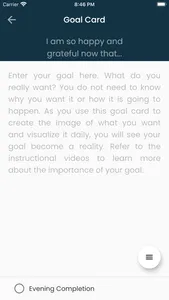 Goal Card App screenshot 2