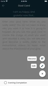 Goal Card App screenshot 3