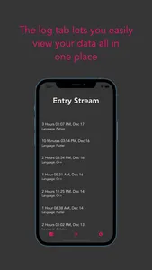 Coding Log screenshot 3