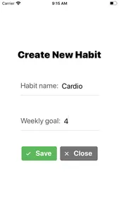 Inertium Habit Tracker screenshot 1