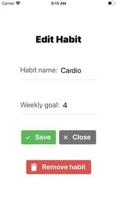 Inertium Habit Tracker screenshot 2