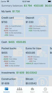 Handy Money Tracker screenshot 1