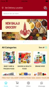 NEW BALAJI SUPER MARKET BCart screenshot 0