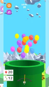 Balloon Shoot 3D Bow & Arrow screenshot 0