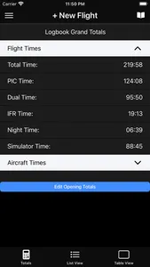 My Pilot Log -  Pilot Logbook screenshot 2