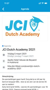 JCI Nederland Ledenapp screenshot 2