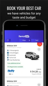 RENTAL24H.com Car Rental App screenshot 2