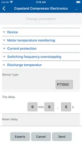 Copeland™ compressor screenshot 4