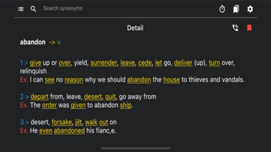 A-Z Synonyms Dictionary screenshot 5