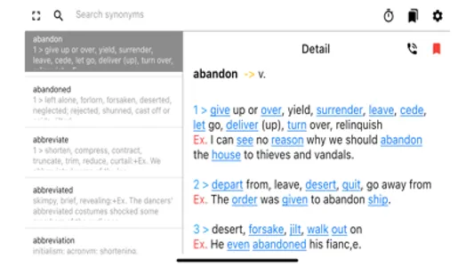 A-Z Synonyms Dictionary screenshot 6