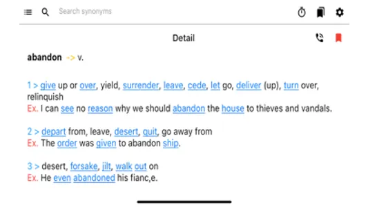 A-Z Synonyms Dictionary screenshot 7