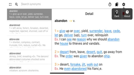 A-Z Synonyms Dictionary screenshot 8