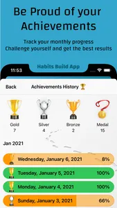 Habits Build screenshot 2