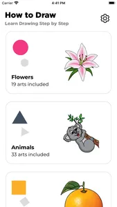 Draw it - flower,fruit,animal screenshot 0