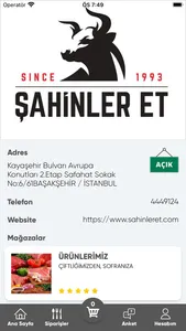 Şahinler Et screenshot 1