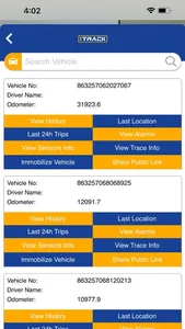 iTrack FMS screenshot 3