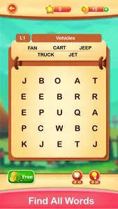 Word Search Games - English screenshot 0