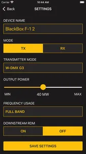 W-DMX Configurator screenshot 4