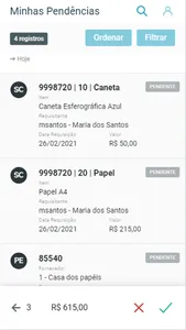 Minhas Pendências de Aprovação screenshot 7