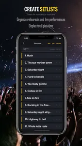Band setlist manager screenshot 2