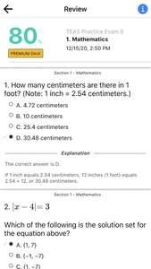 TEAS Practice Exams screenshot 2