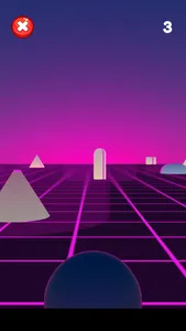 Vaporwave Race 3D - Watch Game screenshot 0