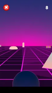 Vaporwave Race 3D - Watch Game screenshot 6