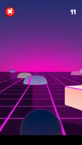 Vaporwave Race 3D - Watch Game screenshot 7