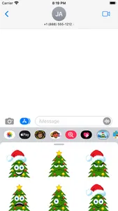 Merry Christmas Tree Emoji screenshot 2