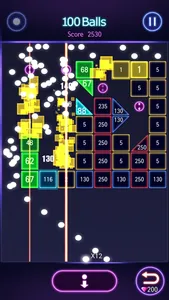 Bricks Breaker Hit - Glow Ball screenshot 1