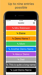 Speed Dial Easy screenshot 2