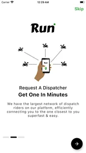 Run: Dispatch Hailing App screenshot 1