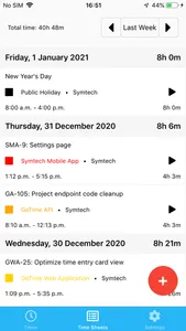 Go Time Tracking screenshot 1