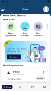 HJ HOSPITALS MOBILE APP screenshot 1