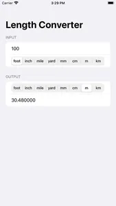 Pocket Length Converter screenshot 0