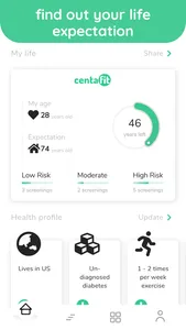 Centafit - Health Tests screenshot 0