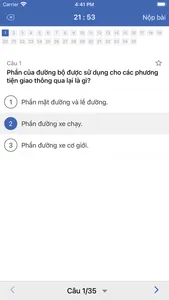 Ôn thi GPLX - 600 câu hỏi screenshot 4