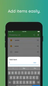 Simple Shopping List-SimpList screenshot 1