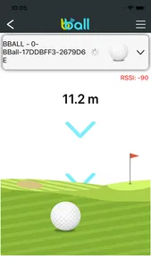 Bball - 1st smart golf ball screenshot 6