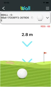 Bball - 1st smart golf ball screenshot 7