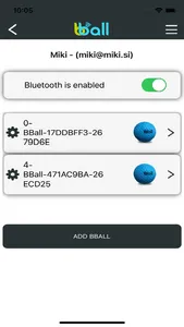 Bball - 1st smart golf ball screenshot 9