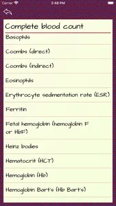 Blood Test Results: Lab Values screenshot 2