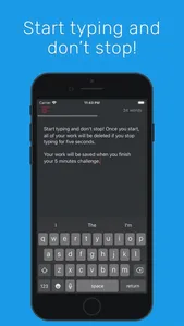 Don't Stop: Writing Challenge screenshot 1