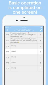 Diary App-Easy to operate screenshot 0