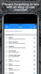 Shopping List - Auto Sorting screenshot 1