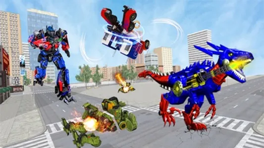 Dinosaur Robot Transform Games screenshot 1