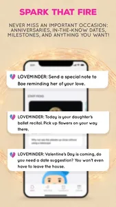 LoveMinder by Love on the Fly screenshot 3