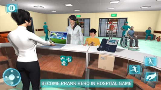 Scary Doctor 3D - Prank Hero screenshot 0